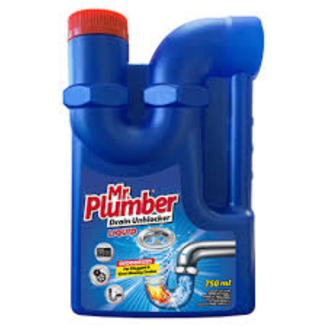 MR.PLUMBER DRAIN UNBLOCKER LIQUID 750ML SH1245